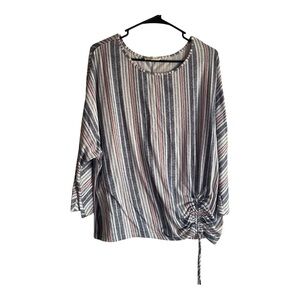 Parallel Skies Women’s Size XL Striped Top